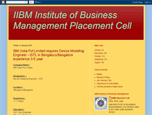 Tablet Screenshot of iibm-jobs.blogspot.com