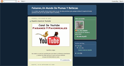 Desktop Screenshot of faisanescoloridos.blogspot.com