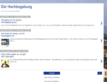 Tablet Screenshot of diehochbegabung.blogspot.com