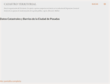 Tablet Screenshot of catastro-territorial.blogspot.com