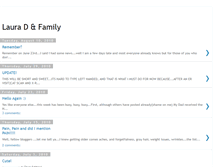 Tablet Screenshot of lauradandfamily.blogspot.com