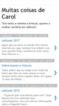Mobile Screenshot of muitascoisasdecarol.blogspot.com