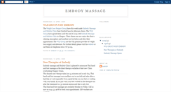 Desktop Screenshot of embodymassage.blogspot.com