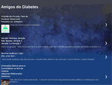 Tablet Screenshot of amigosdodiabetes.blogspot.com