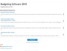 Tablet Screenshot of budgetingsoftware2010.blogspot.com