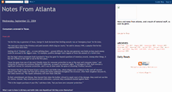 Desktop Screenshot of notesfromatlanta.blogspot.com