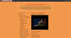 Desktop Screenshot of galileosonico.blogspot.com