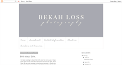 Desktop Screenshot of bekahloss.blogspot.com