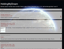 Tablet Screenshot of holdingmydream.blogspot.com