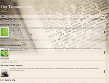 Tablet Screenshot of dertaunussteiner.blogspot.com
