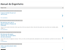 Tablet Screenshot of manualdoengenheiro.blogspot.com