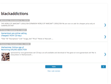 Tablet Screenshot of blackaddictions.blogspot.com