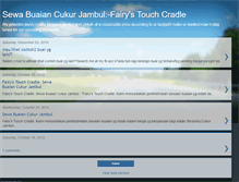 Tablet Screenshot of fairystouchcradle.blogspot.com