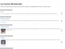 Tablet Screenshot of lacontrarevolucion.blogspot.com