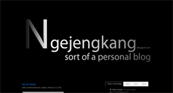 Desktop Screenshot of ngejengkang.blogspot.com