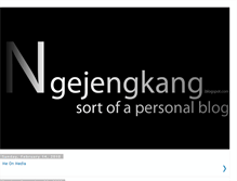 Tablet Screenshot of ngejengkang.blogspot.com