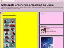 Tablet Screenshot of glicianogueira.blogspot.com