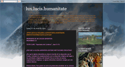 Desktop Screenshot of lux-lucis-humanitate.blogspot.com