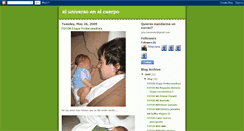Desktop Screenshot of eluniversoenelcuerpo.blogspot.com