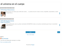 Tablet Screenshot of eluniversoenelcuerpo.blogspot.com
