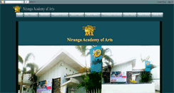 Desktop Screenshot of nirangaacademyofarts.blogspot.com
