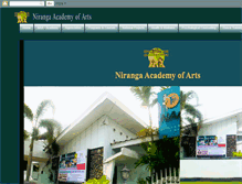 Tablet Screenshot of nirangaacademyofarts.blogspot.com