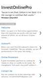 Mobile Screenshot of investonlinepro.blogspot.com
