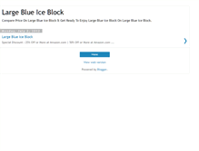 Tablet Screenshot of largeblueiceblockq.blogspot.com