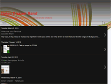 Tablet Screenshot of dylanchazenband.blogspot.com