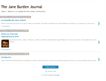 Tablet Screenshot of janeburden.blogspot.com