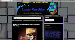 Desktop Screenshot of bandar-katabijak.blogspot.com