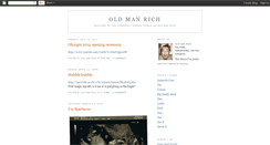 Desktop Screenshot of oldmanrich.blogspot.com