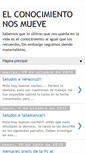 Mobile Screenshot of elconocimientonosmueve.blogspot.com