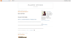 Desktop Screenshot of plasticstudio.blogspot.com