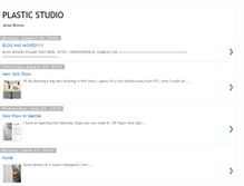 Tablet Screenshot of plasticstudio.blogspot.com