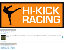 Tablet Screenshot of hikickracing.blogspot.com