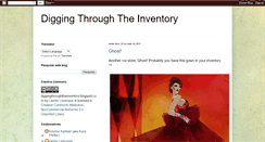 Desktop Screenshot of diggingthroughtheinventory.blogspot.com