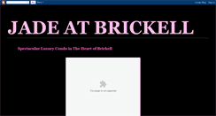 Desktop Screenshot of jadebrickell.blogspot.com