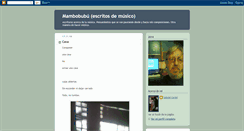 Desktop Screenshot of mambobubu.blogspot.com