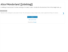Tablet Screenshot of alice-wonderland.blogspot.com