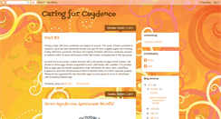 Desktop Screenshot of caring4caydence.blogspot.com