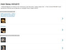 Tablet Screenshot of monbeaumiroir.blogspot.com