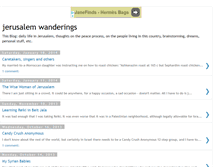 Tablet Screenshot of jerusalemgypsy.blogspot.com
