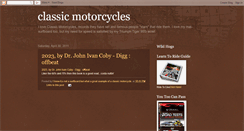 Desktop Screenshot of classic-motorcycles1.blogspot.com