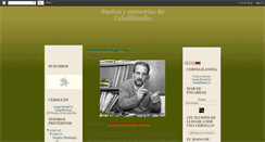 Desktop Screenshot of diariocebollesco.blogspot.com
