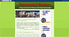 Desktop Screenshot of democratici-binasco.blogspot.com