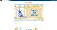 Desktop Screenshot of espacoforbabies.blogspot.com