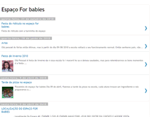 Tablet Screenshot of espacoforbabies.blogspot.com