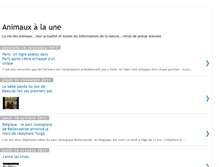 Tablet Screenshot of animauxune.blogspot.com