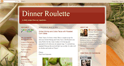 Desktop Screenshot of dinnerroulette.blogspot.com